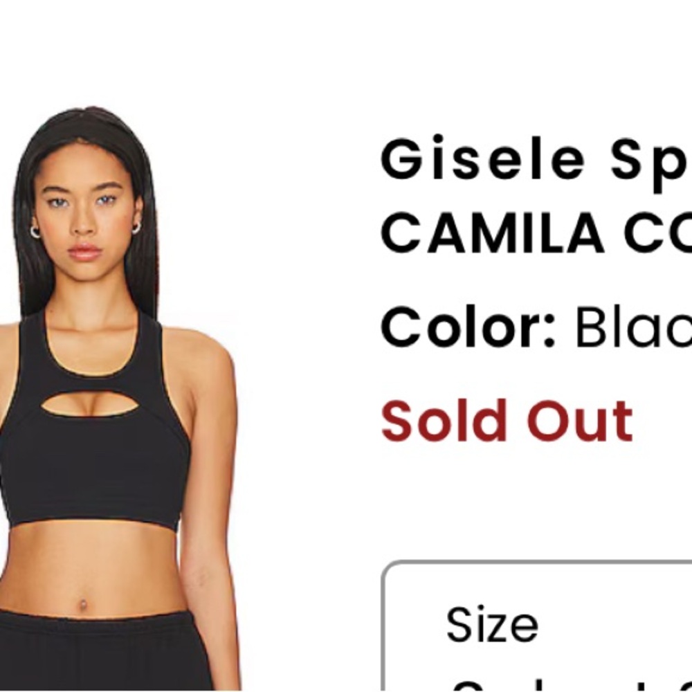 Black Cutout Bralette